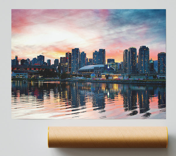 Vancouver Sunset Giclee Print