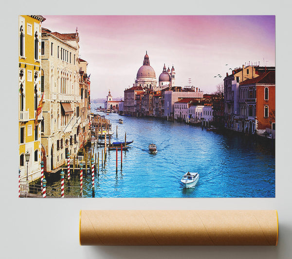 Venice On The River Giclee Print