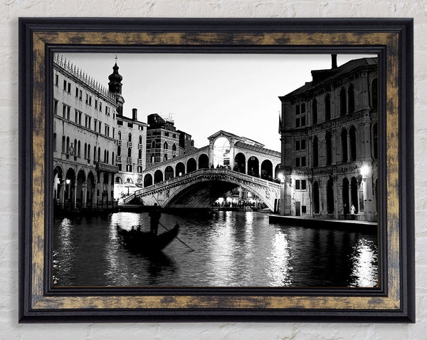 Venice Gondela Framed Print