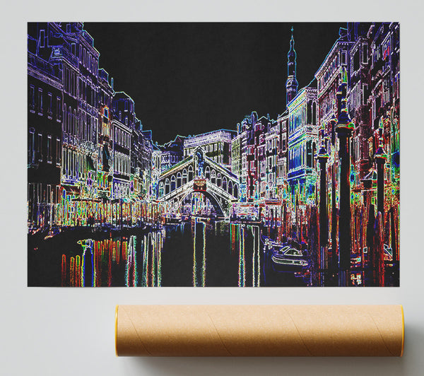 Venice Psychedelic Giclee Print