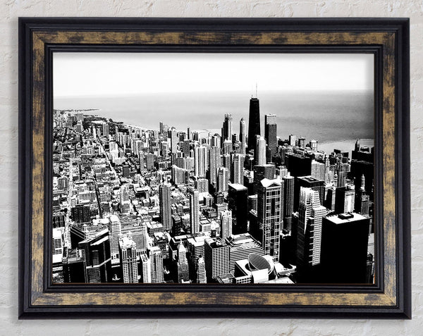 View Over Manhattan Framed Print