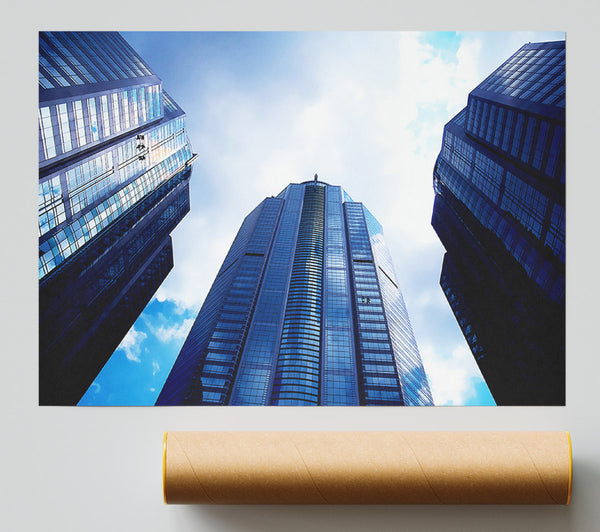 Window Cleaning Skyscrapers Print