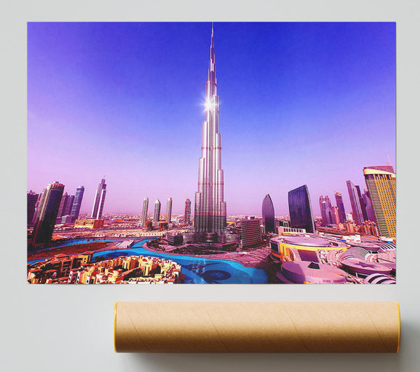 Worlds Tallest Tower Burj Khalifa Print