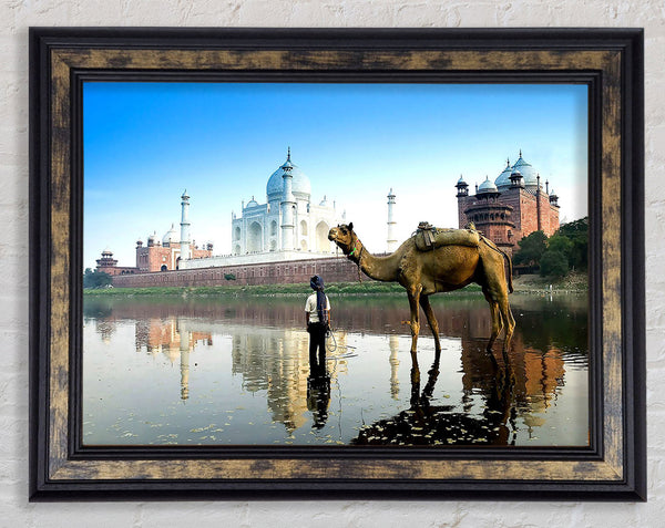 Yamuna River Agra India Framed Print