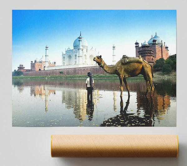 Yamuna River Agra India Giclee Print