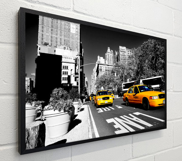 Yellow Taxi In New York City