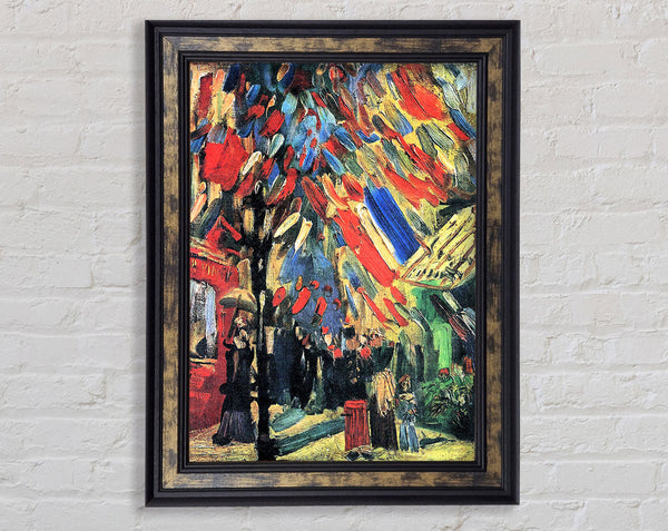 Van Gogh 14 July In Paris Framed Print