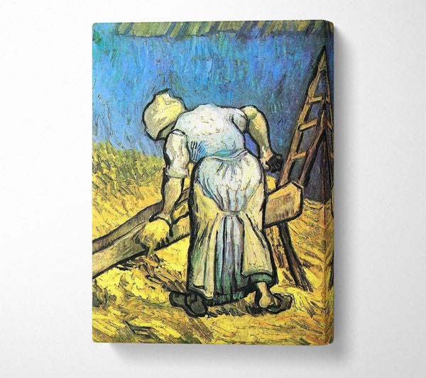 Van Gogh A Farmer Cutting Hay