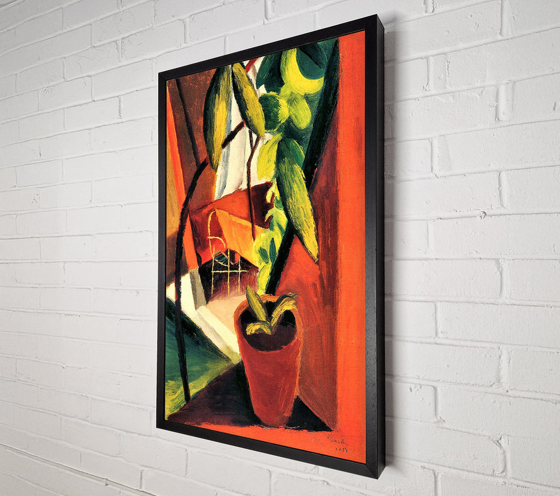  A Canvas Print of August Macke A Look Into The Summerhouse Canvas Print