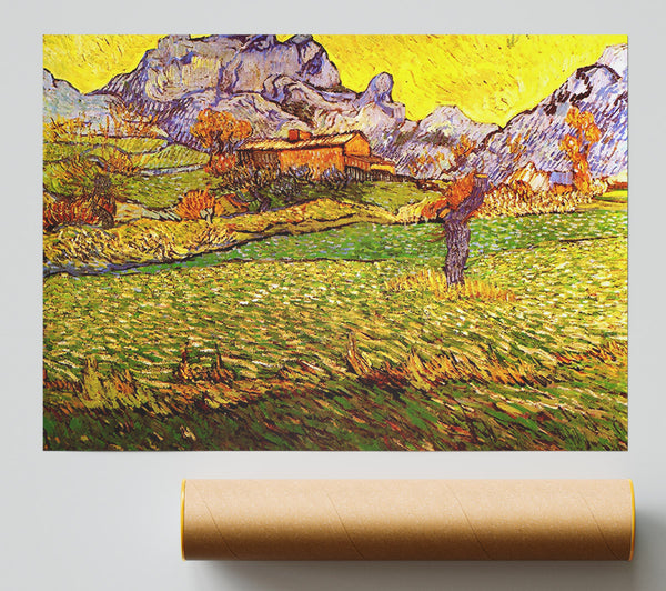 Van Gogh A Meadow In The Mountains Le Mas De Saint-Paul Giclee Print