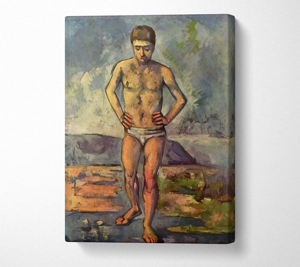  A Canvas Print of Cezanne A Swimmer Canvas Wall Art
