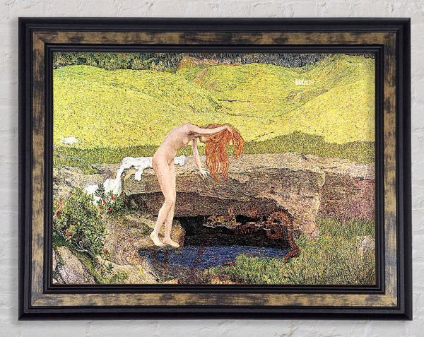 Segantini A Vanity Framed Print
