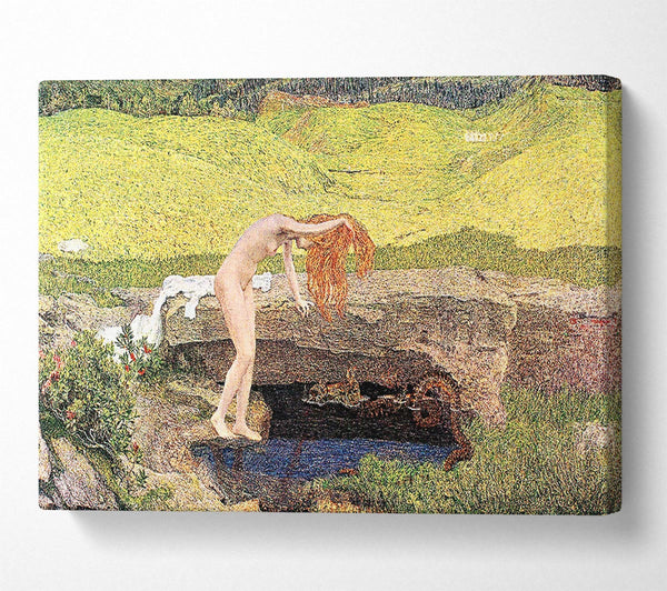  A Canvas Print of Segantini A Vanity Canvas Art