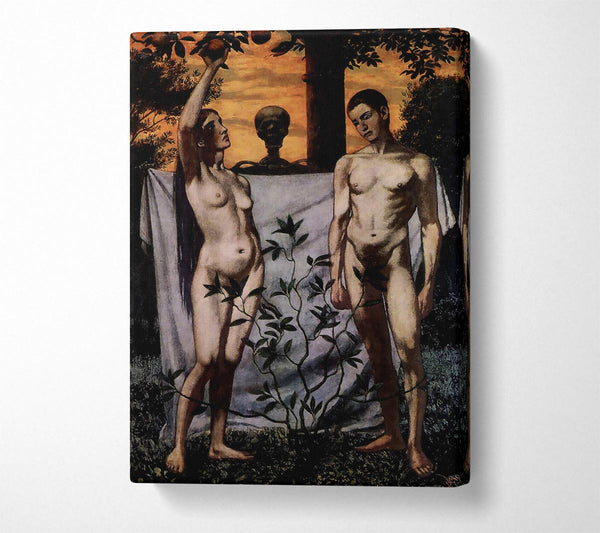  A Canvas Print of Hans Thoma Adam And Eve Canvas Wall Art