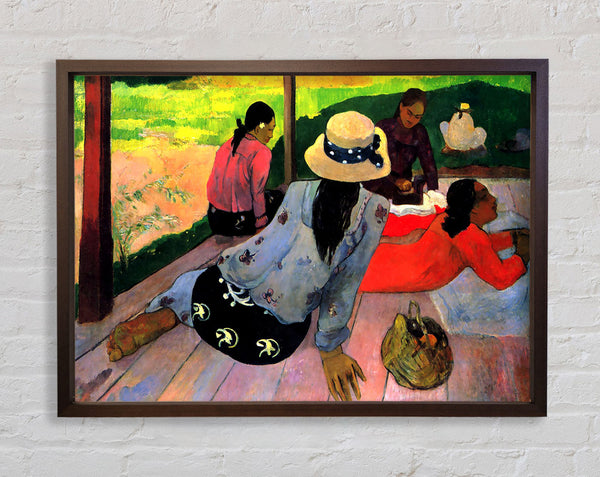 Gauguin Afternoon Quiet Hour Framed Print