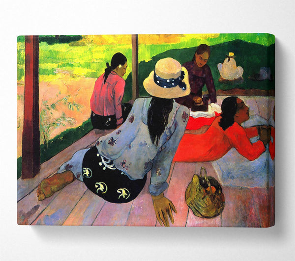  A Canvas Print of Gauguin Afternoon Quiet Hour Canvas Art