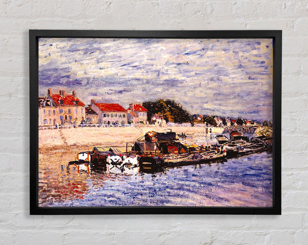 Sisley Barges auf der Loing