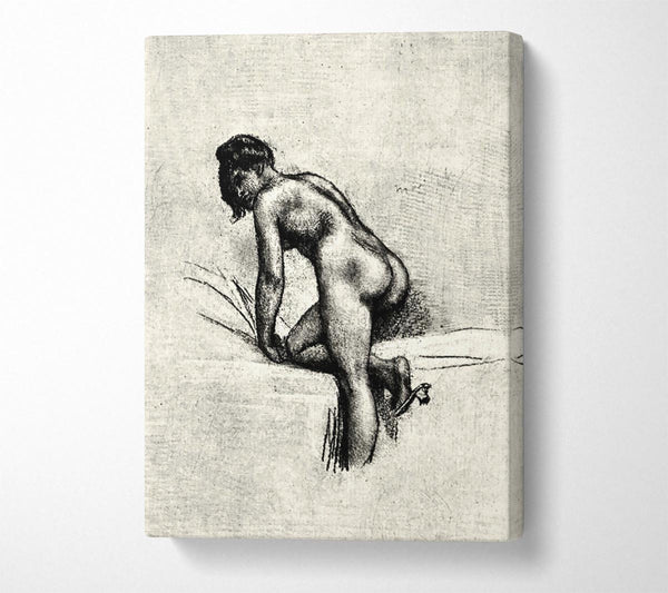  A Canvas Print of Felicien Rops Alleine Canvas Print