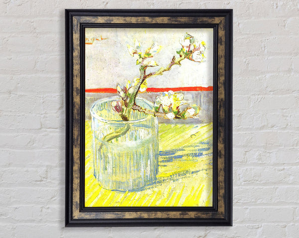 Van Gogh Almond Blossom Branch Framed Print