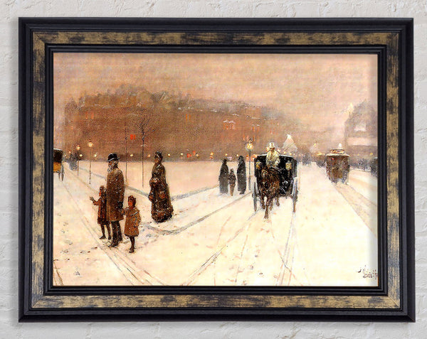 Hassam An Urban Fairy Tale Land Framed Print