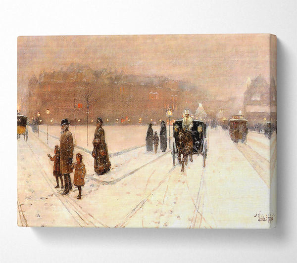  A Canvas Print of Hassam An Urban Fairy Tale Land Canvas Art