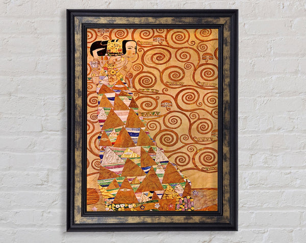 Klimt Anticipation Framed Print