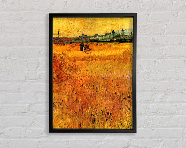 Van Gogh Arles View From The Wheat Fields Framed Print