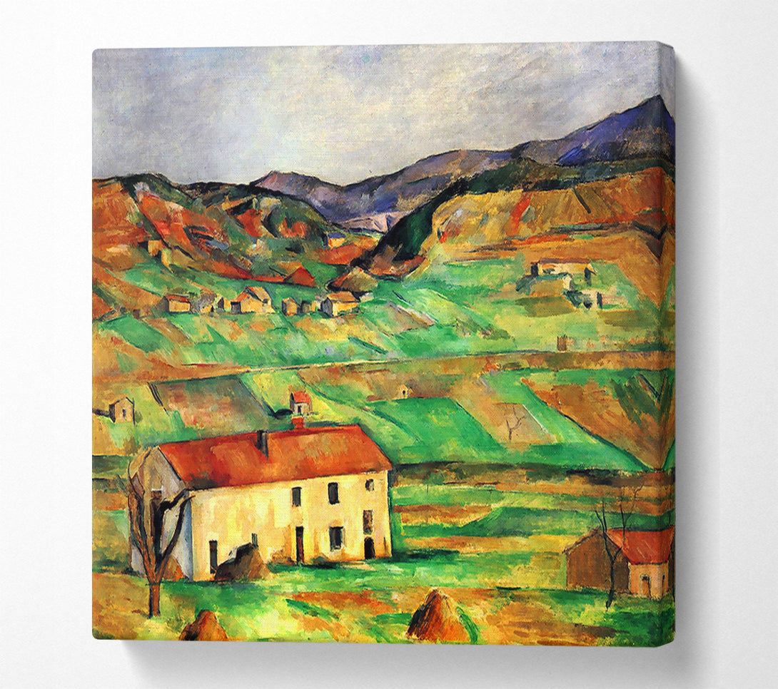  A Canvas Print of Cezanne Around Gardanne Canvas Wall Art
