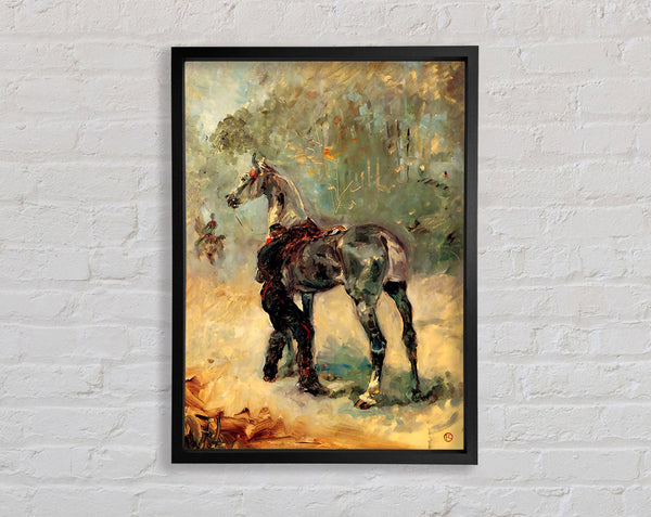 Toulouse Lautrec Artillerist und sein Pferd