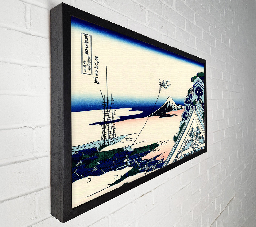  A Canvas Print of Hokusai Asakusa Honganji Temple Canvas Art