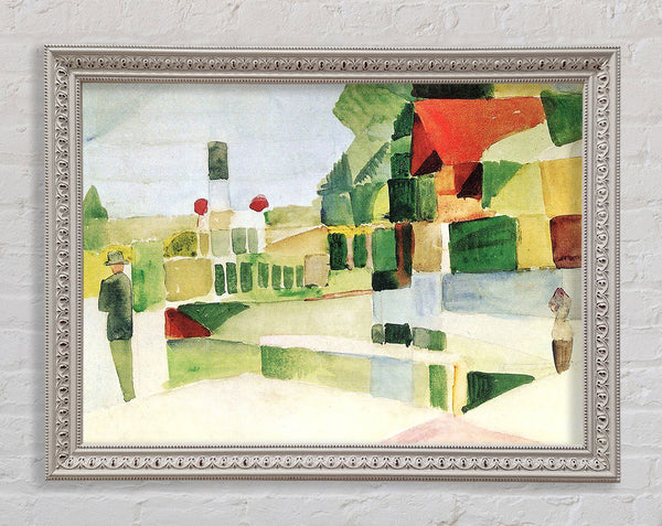 August Macke Bei den Schiffen