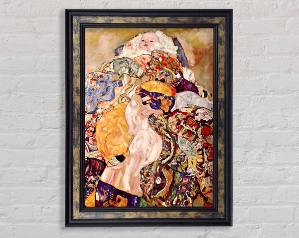 Klimt Baby Framed Print