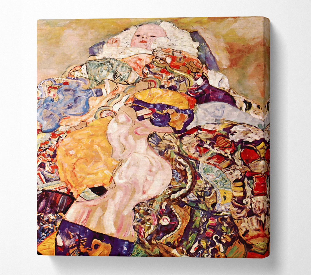  A Canvas Print of Klimt Baby Canvas Wall Art
