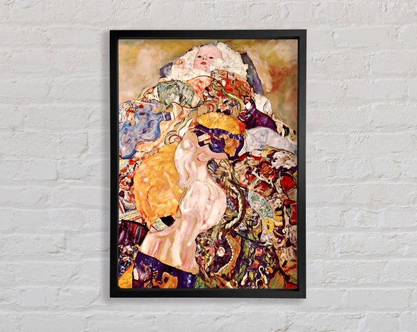 Klimt Baby Framed Print