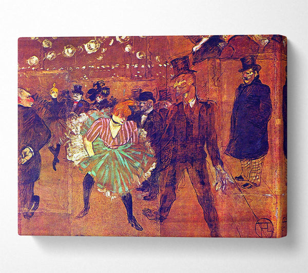  A Canvas Print of Toulouse Lautrec Ball At Moulin-Rouge Canvas Art