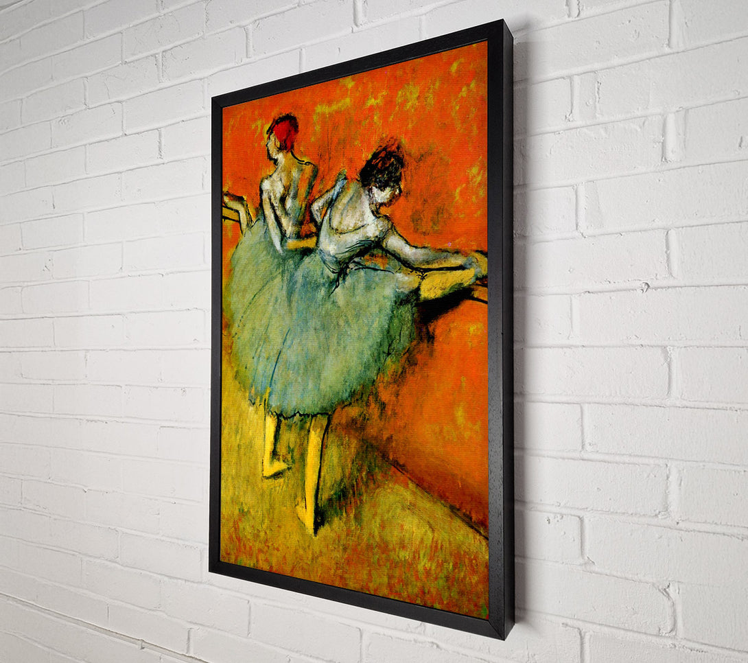  A Canvas Print of Degas Ballerina Twins Canvas Wall Art
