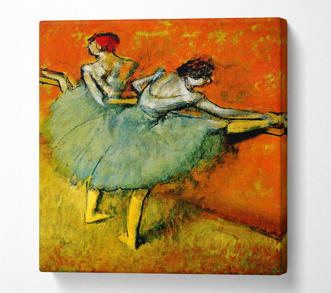  A Canvas Print of Degas Ballerina Twins Canvas Wall Art