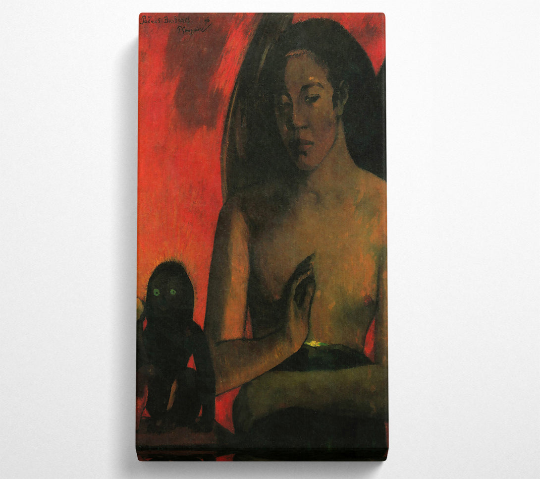  A Canvas Print of Gauguin Barbaras Canvas Art