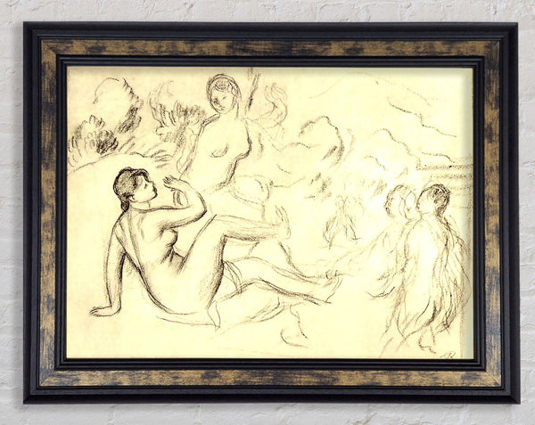 Renoir Bather 2 Framed Print