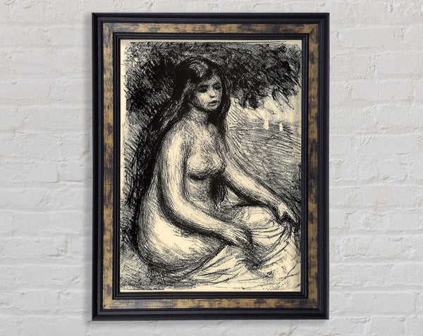 Renoir Bather 3 Framed Print