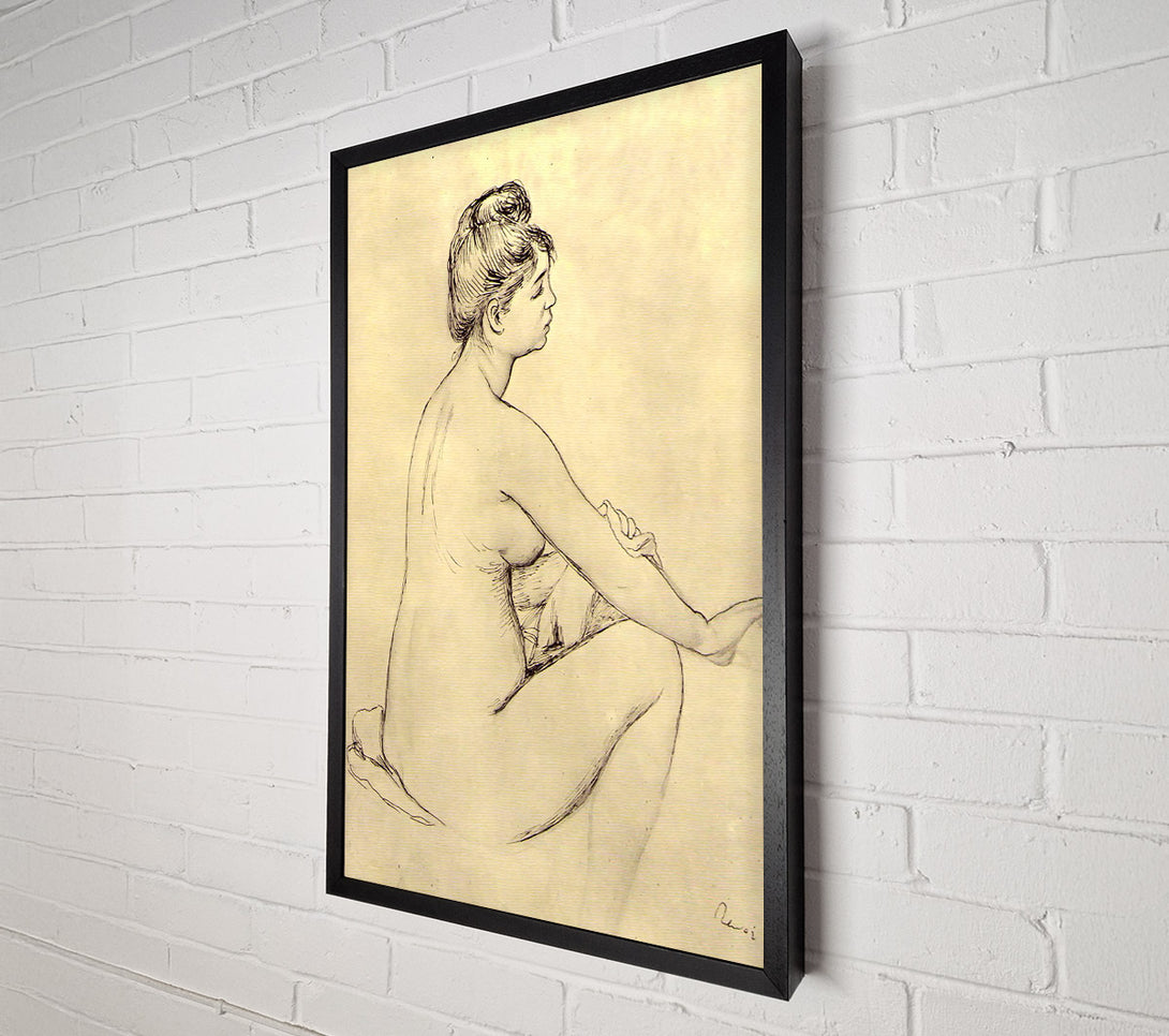  A Canvas Print of Renoir Bather Canvas Art