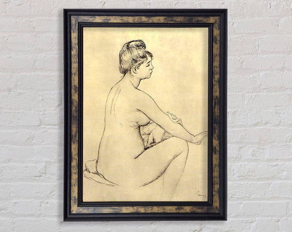 Renoir Bather Framed Print