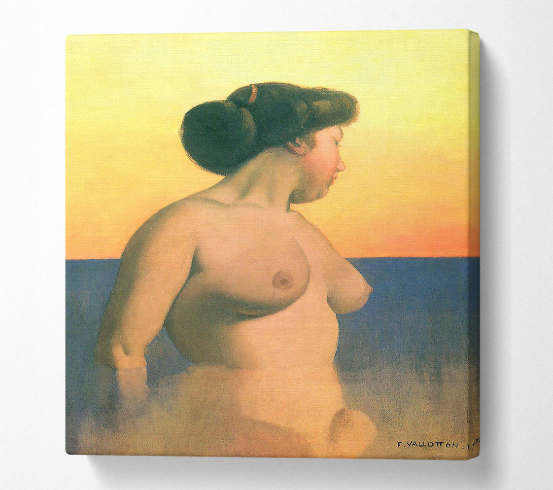  A Canvas Print of Felix Vallotton Bathing 2 Canvas Print