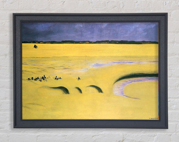 Strand von Felix Vallotton bei Ebbe