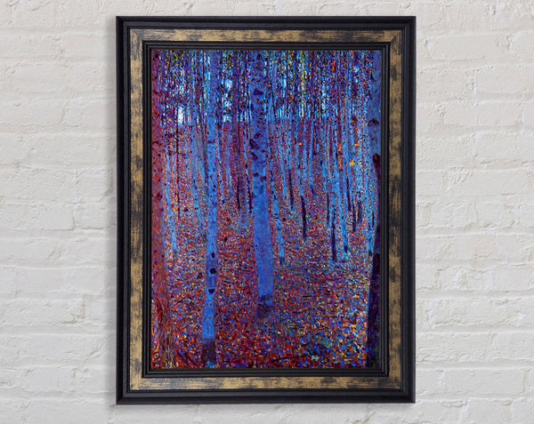 Klimt Beech Forest Framed Print