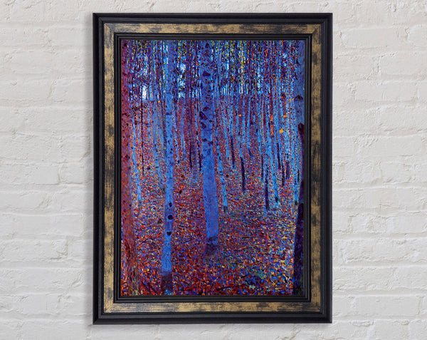 Klimt Beech Forest Framed Print