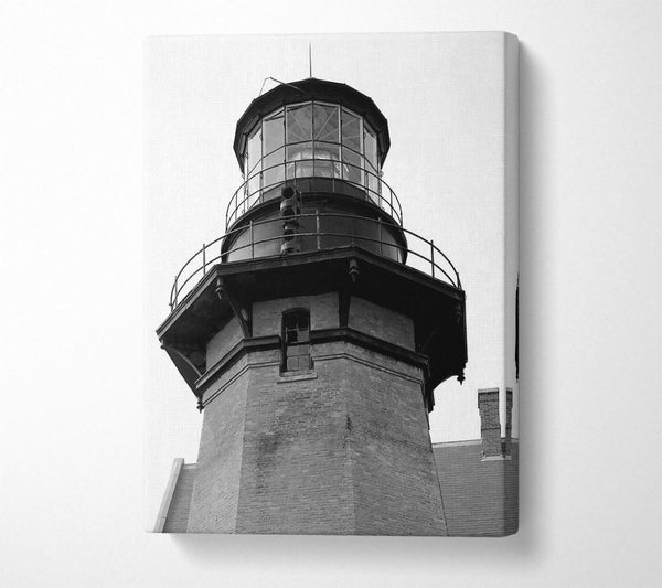  A Canvas Print of Ansel Adams Block Island Southeast Light Canvas Art