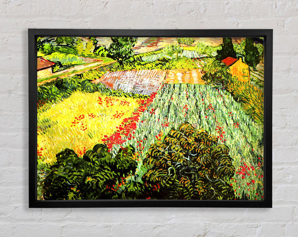 Van Gogh Blooming Field Framed Print