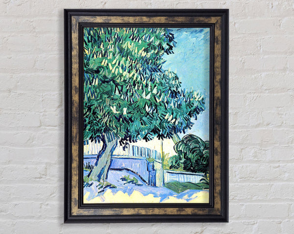 Van Gogh Blossoming Chestnut Tree 2 Framed Print