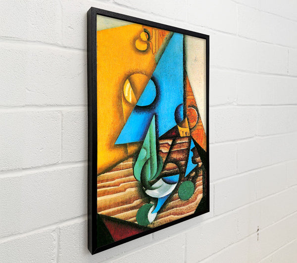 Juan Gris Bottle And Glass On A Table